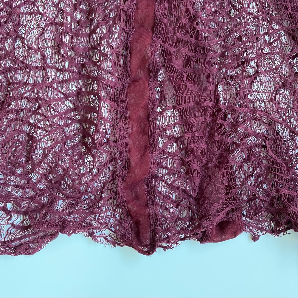 Sheer Lace Racerback Tank Top - Picture 4 of 5